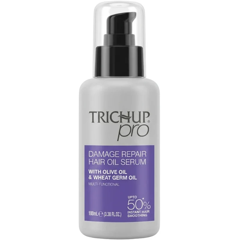 Hair Oil Serum, Olive Oil & Wheat Germ, 100 ml - TRICHUP pro Damage Repair Hair Oil Serum